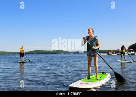 Argento Resort di betulle, Lago Wallenpaupack, Hawley, Regione Poconos, PA, Stati Uniti d'America Foto Stock