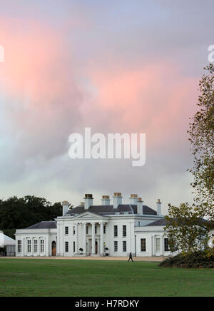 Hylands House di Hylands Park, Chelmsford Essex. Foto Stock