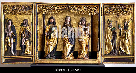 Pala con la St Anne e altri santi 1512 da Ausburg tedesco Germania Foto Stock