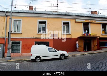 Chernivtsi. Ghetto ebraico. Foto Stock