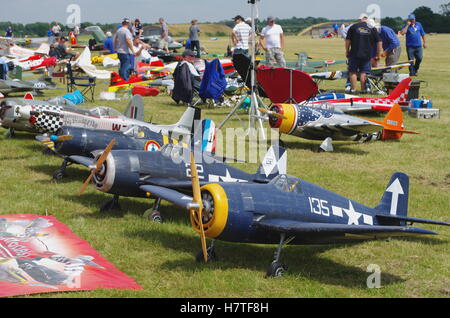 Larga scala aereo modello a RAF Cosford Airfield Foto Stock