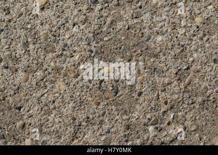 Vecchia superficie ruvida urban cemento e pietra sullo sfondo di calcestruzzo Foto Stock