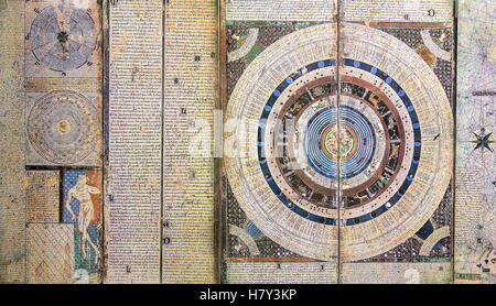 La riproduzione del catalano Atlas da Abraham Cresques circa 1375 Foto Stock