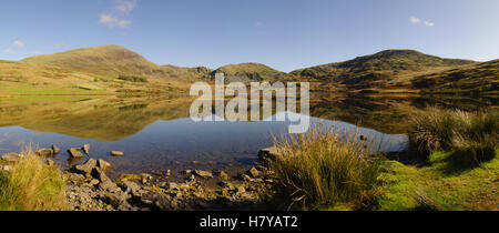 Llyn Cwmstradlyn, Galles del Nord. Gran Bretagna, Regno Unito, Foto Stock