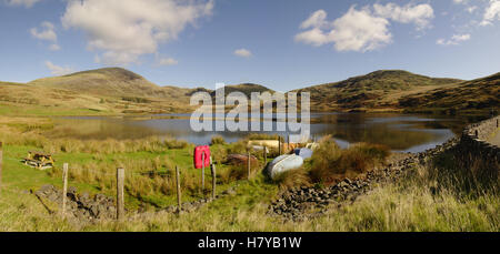 Llyn Cwmstradlyn, Galles del Nord. Gran Bretagna, Regno Unito, Foto Stock