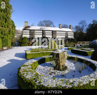 Plas Newydd in Winter, Llangollen, Galles del Nord, Foto Stock