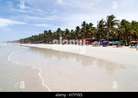 Playa El Aqua beach sull'isola di Isla Margarita, Venezuela, Sud America Foto Stock