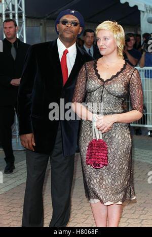 SAMUEL L. JACKSON TONI COLLETTE DEAUVILLE FILM FESTIVAL DEAUVILLE Francia 09 Settembre 2000 Foto Stock