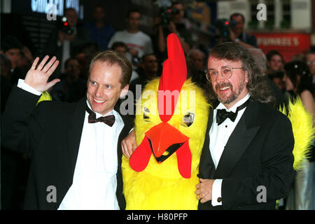 NICK PARK PETER LORD & Pollo 30 Giugno 2000 Foto Stock