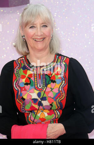 5 settembre 2016 - Gemma Jones frequentando 'Bridget Jones il bambino' Premiere mondiale di Odeon Leicester Square a Londra, Regno Unito. Foto Stock