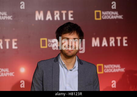 Roma, Italia. 08 Nov, 2016. Tappeto rosso del premier di Marte, la più grande produzione mai realizzata da National Geographic Credit: Matteo Nardone/Pacific Press/Alamy Live News Foto Stock