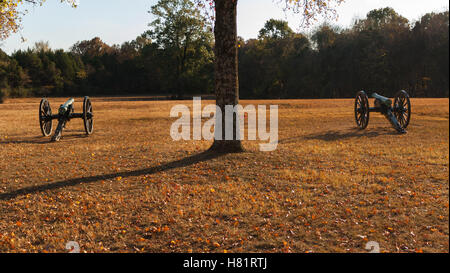 Canon a pietre River National Battlefield Foto Stock