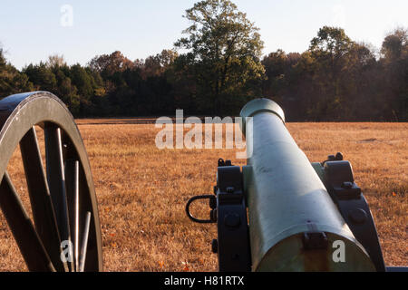 Canon a pietre River National Battlefield Foto Stock