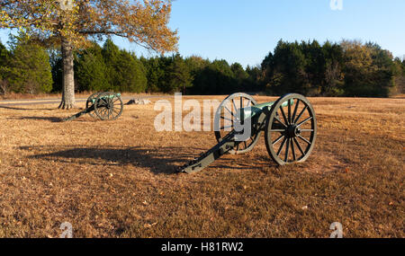 Canon a pietre River National Battlefield Foto Stock