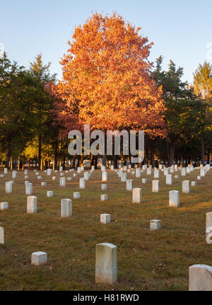 La guerra civile cimitero di pietre River National Battlefield Foto Stock