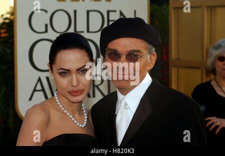 ANGELINA JOLIE Billy Bob Thornton Golden Globe Awards BEVERLY HILLS HILTON LA 20 Gennaio 2002 Foto Stock