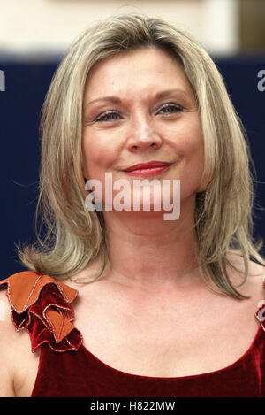 AMANDA REDMAN TV BAFTA AWARDS Theatre Royal Drury Lane Londra Inghilterra 20 aprile 2002 Foto Stock