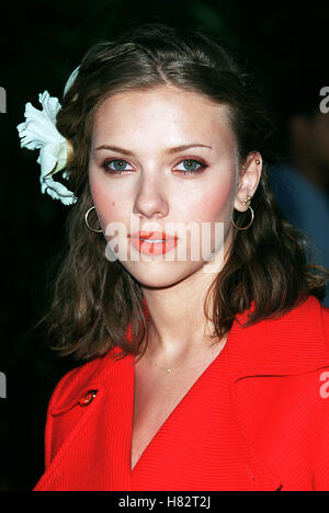 SCARLETT JOHANSSON 'fantasma mondo"Premiere del film WESTWOOD LOS ANGELES STATI UNITI D'AMERICA 18 Luglio 2001 Foto Stock