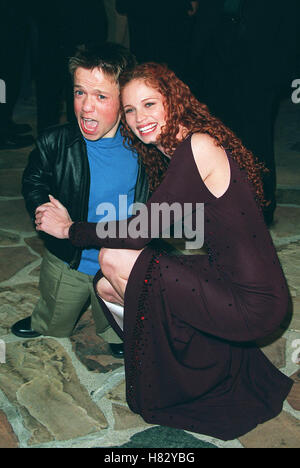 WEEGER JEANETTE & MIKEY POST 'cavaliere nero' LA PELLICOLA PREMIER LA USA 15 Novembre 2001 Foto Stock