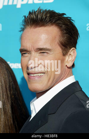 ARNOLD SCHWARZENEGGER ET 20ESIMO ANNIVERSARIO PREMIERE Shrine Auditorium di Los Angeles USA 16 Marzo 2002 Foto Stock