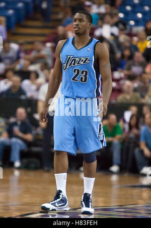 Ottobre 23, 2009; sacramento, CA, Stati Uniti d'America; Utah Jazz guard wes matthews (23) durante il terzo trimestre contro i Sacramento Kings di arco arena. il jazz ha vinto 95-85. Foto Stock