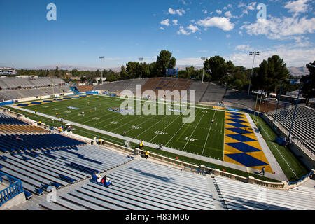 Settembre 24, 2011; San Jose, CA, Stati Uniti d'America; vista generale di Spartan Stadium prima che il gioco tra il San Jose State spartani e del Nuovo Messico membro Aggies. Foto Stock