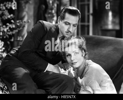 Wie du mich willst, (come desiderio di ME) USA 1932 s/w, Regie: George Fitzmaurice, MELVYN DOUGLAS, GRETA GARBO Foto Stock