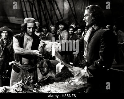 Unter Piratenflagge, (capitano sangue) USA 1935, Regie: Michael Curtiz, Errol Flynn (RE), Stichwort: Seeräuber, Pirat Foto Stock