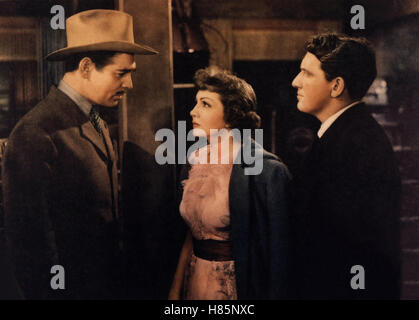 Der Draufgänger, BOOM (CITTÀ) USA 1939, Regie: Jack Conway, Clark Gable, Claudette Colbert, Spencer Tracy Foto Stock