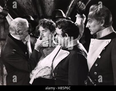 Blutrache, (il corso di fratelli) USA 1941 s/w, Regie: Gregory Ratoff, Douglas Fairbanks Jr (2.vl), AKIM TAMIROFF (3.vl), Stichwort: Verhör, Fesseln Foto Stock