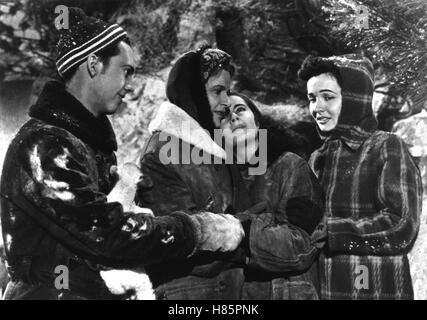 Tenuto auf vier Pfoten, (il coraggio di LASSIE) USA 1946, Regie: Fred Wilcox, TOM DRAKE, SELENA ROYLE, Elizabeth Taylor, CATHERINE FRANCES McLEOD; Stichwort: Kummer, Weinen, Trösten Foto Stock