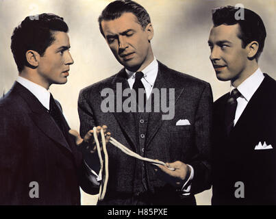 Cocktail für eine Leiche, (la corda) USA 1948, Regie: Alfred Hitchcock, Farley Granger, JAMES STEWART, John dallâ Foto Stock