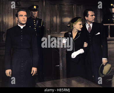 Ich beichte, (confesso) USA 1952, Regie: Alfred Hitchcock, MONTGOMERY CLIFT, Anne Baxter, ROGER DANN Foto Stock