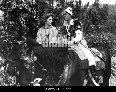 Der Sohn von Ali Baba, (figlio di Ali Baba) USA 1952, Regie: Kurt Neumann, PIPER LAURIE, Tony Curtis, Stichwort: Pferde, Prinz, Prinzessin, Orient Foto Stock