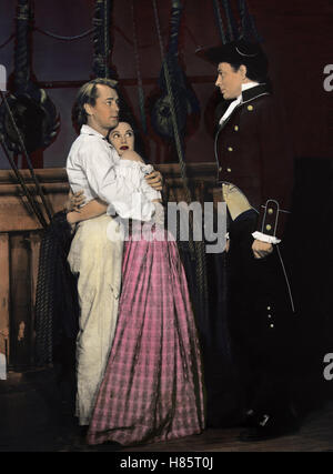 Schiff der Verurteilten, (Botany Bay) USA 1953, Regie: John Farrow, Alan Ladd, PATRICIA MEDINA + JAMES MASON Foto Stock