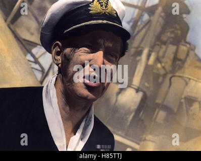 Panzerschiff Graf Spee, (battaglia del River Plate) GB 1956, Regie: Michael Powell, John Gregson, Stichwort: uniforme, Kapitän, Mütze Foto Stock