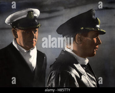 Panzerschiff Graf Spee, (battaglia del River Plate) GB 1956, Regie: Michael Powell, John Gregson, Peter Finch, Stichwort: uniforme, Kapitän, Mütze Foto Stock