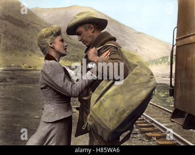 Die Uhr ist abgelaufen, (passaggio notturno) USA 1957, Regie: James Neilson, DIANNE FOSTER, JAMES STEWART, Stichwort: tasche Foto Stock