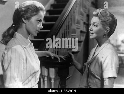 Glut unter der Asche, (Peyton Place) USA 1957, Regie: Mark Robson, DIANE VARSI, Lana Turner, Stichwort: Treppe Foto Stock