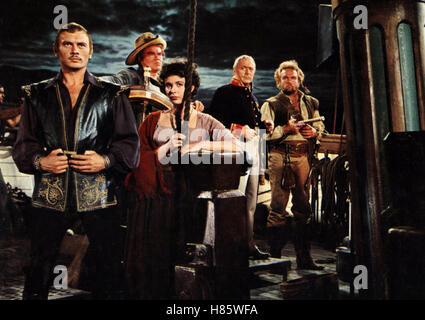 König der Freibeuter, (IL) BUCCANEER USA 1958, Regie: Anthony Quinn, Yul Brynner, CLAIRE BLOOM, Charles Boyer u.a. Foto Stock