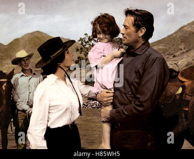 Bravados, (l'BRAVADOS) USA 1958, Regie: Henry King, JOAN COLLINS + Gregory Peck Foto Stock