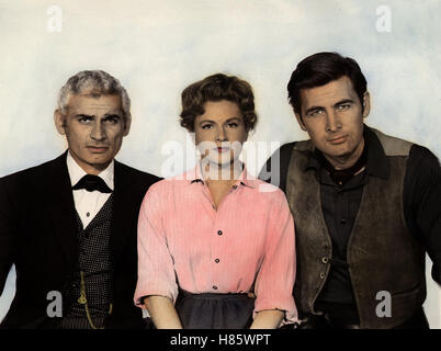 Der Herrscher von Kansas, (l'JAYHAWKERS) USA 1959, Regie: Melvin Frank, JEFF CHANDLER, NICOLE MAUREY, Fess Parker Foto Stock