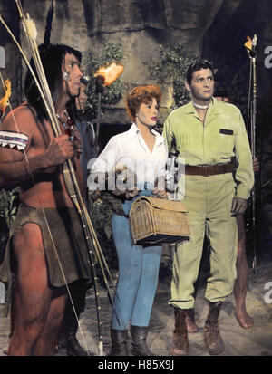 Versunkene Welt, (il mondo perduto) USA 1960, Regie: Irwin Allen, JILL ST. Giovanni, RICHARD HAYDN, Stichwort: Indianer Foto Stock