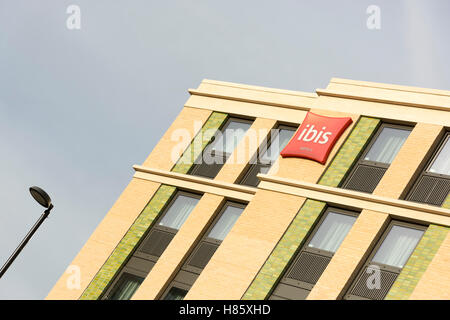 Il Ibis Hotel Cambridge stazione ferroviaria plaza REGNO UNITO Foto Stock