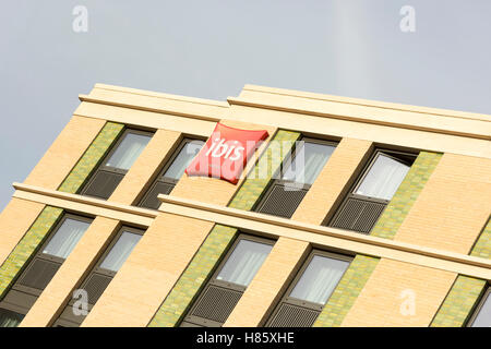 Il Ibis Hotel Cambridge stazione ferroviaria plaza REGNO UNITO Foto Stock