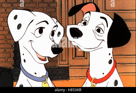 101 Dalmatiner, (un centinaio e uno DALMATIANS) USA 1961, Wolfgang Reitherman, Szene, Stichwort: Walt Disney, Hund Foto Stock