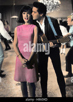 Sag niemals ja, (spin-out / CALIFORNIA HOLIDAY) USA 1966, Regie: Norman Taurog, SHELLEY FABARES, ELVIS PRESLEY, Stichwort: Gitarre Foto Stock