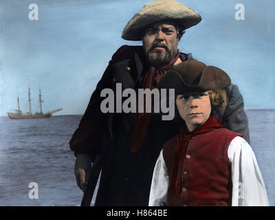 Die Schatzinsel, (LA ISLA DEL TESORO / L'ILE AU TRESOR) SP-IT-F-D 1972, Regie: Andrew Bianco, Giovanni di Hugh, Orson Welles, KIM BURFIELD, Stichwort: Pirat, Schiff Foto Stock