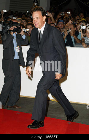 TOM HANKS ROAD PERDIZIONE PREMIERE FESTIVAL DEL CINEMA DI VENEZIA Venezia Italia 31 Agosto 2002 Foto Stock