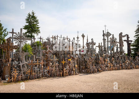 Collina delle Croci, Kryziu kalnas, Lituania Foto Stock